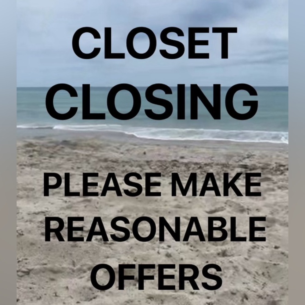 Closet Closing PLEASE Make Reasonable OFFERS 🙏